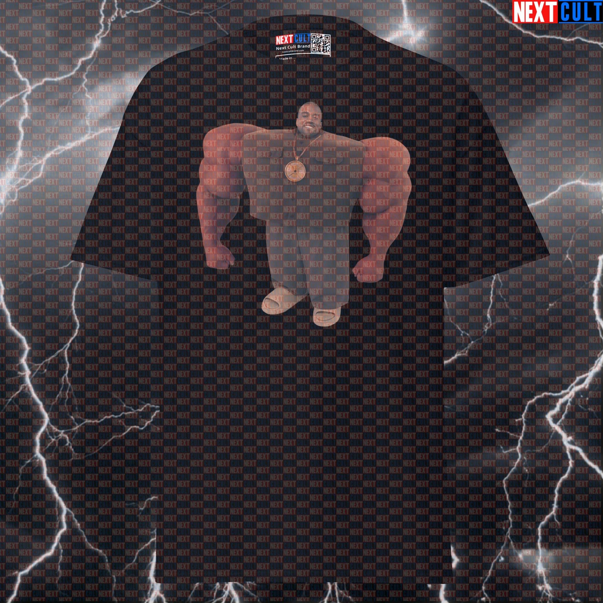 I Love It Big Pump Kanye Gym Parody T-Shirt | Funny Workout Tee & Pump Cover T-shirts Bodybuilding Fitness Gym Hip Hop Kanye West Pump Cover Workout Next Cult Brand