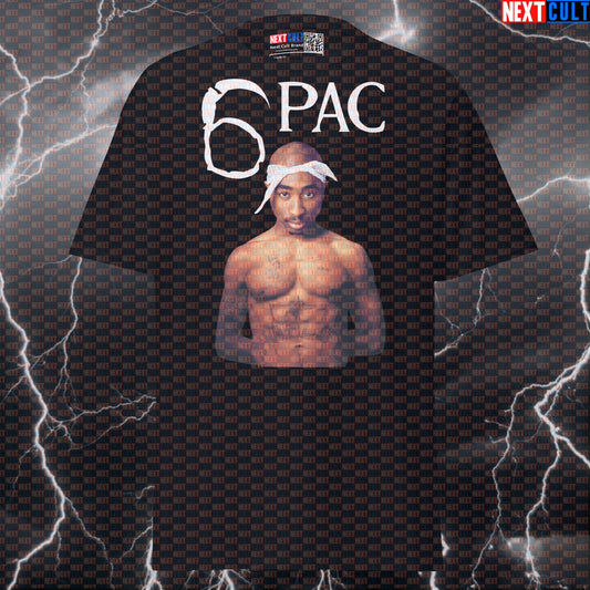 6Pac Shakur Funny Gym T-Shirt | 2Pac Parody Pump Cover for Bodybuilding Gains T-shirts 2Pac Bodybuilding Fitness Gym Hip Hop Pump Cover Workout Next Cult Brand
