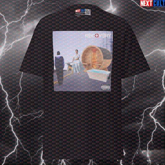 Slim Shady Recovery Gym T-Shirt | Funny Rap Workout Tee & Lifting Pump Cover T-shirts Bodybuilding Eminem Fitness Gym Hip Hop Pump Cover Workout Next Cult Brand