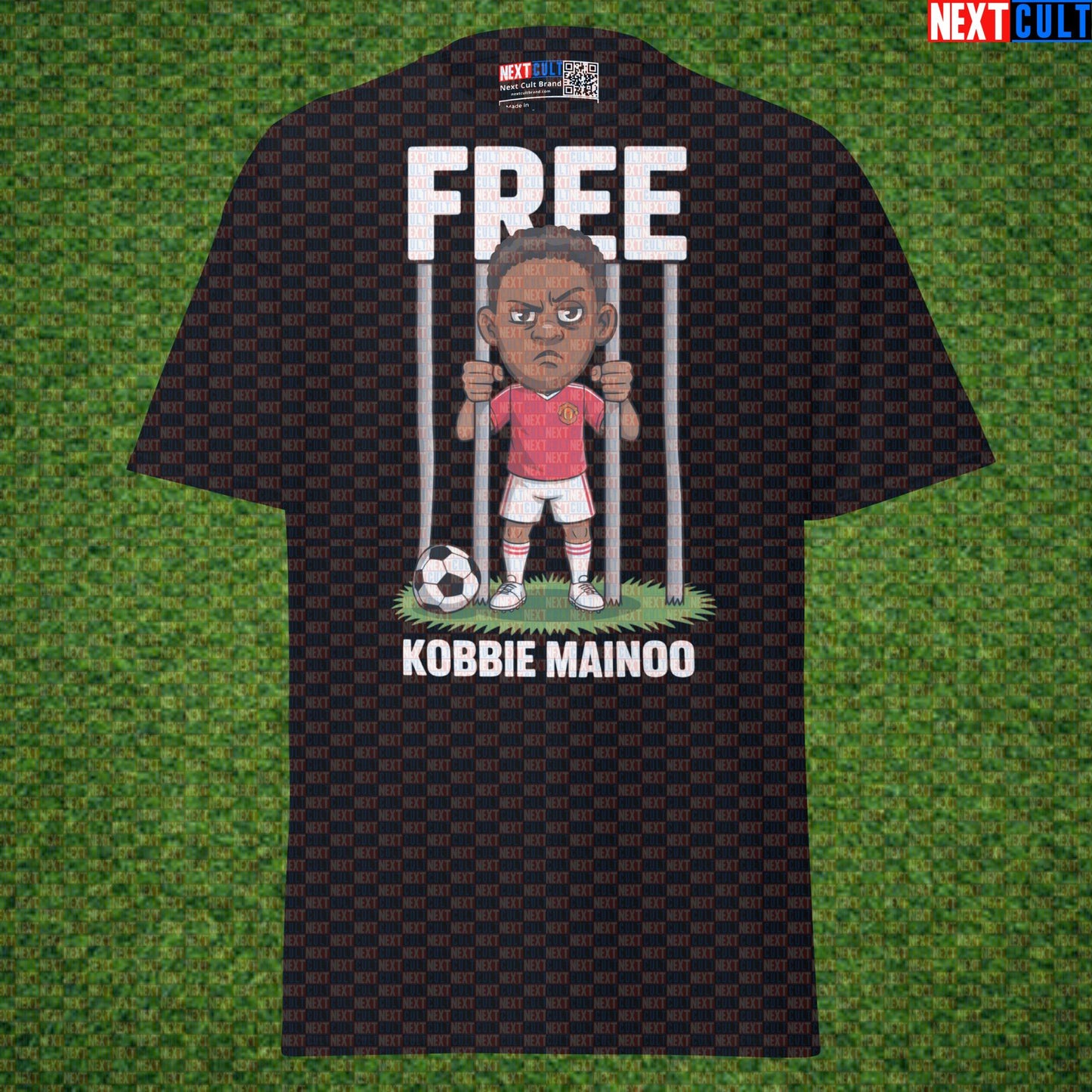 Free Kobbie Mainoo T-Shirt | Funny Let Him Play Football Shirt for Manchester United Fans Black T-shirts Football Kobbie Mainoo Manchester United Next Cult Brand