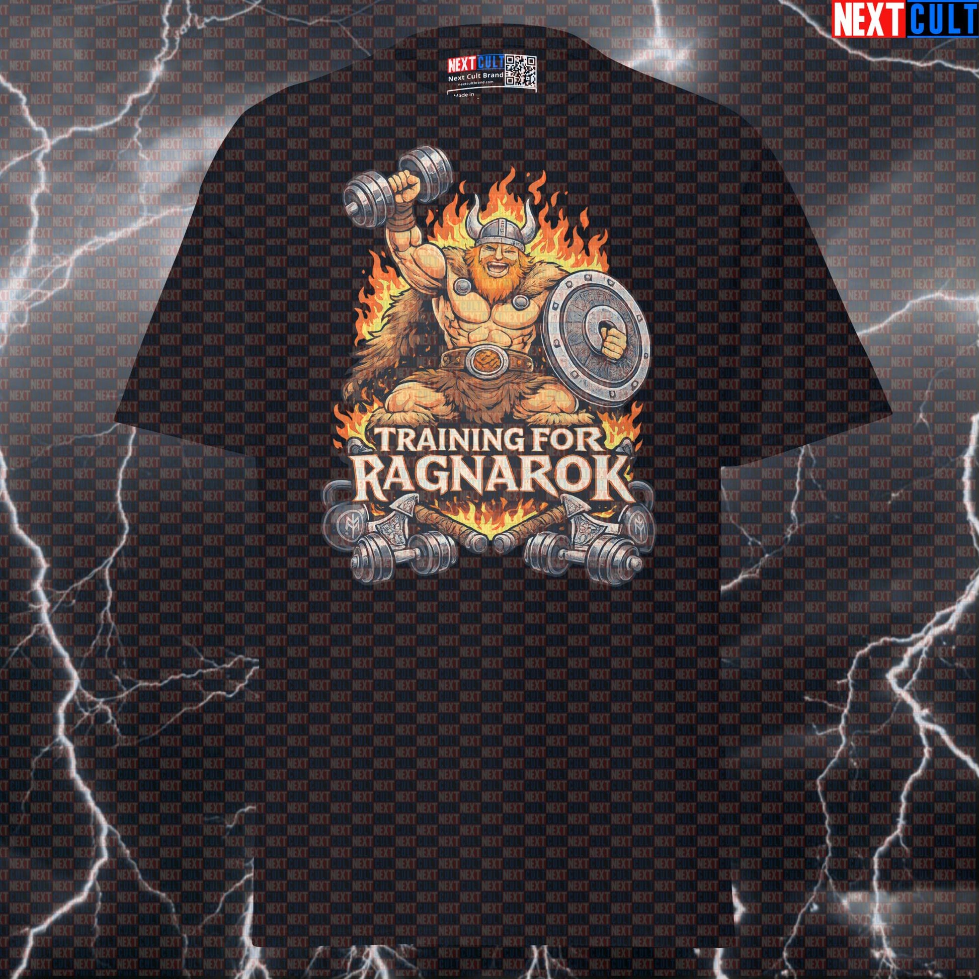 Training for Ragnarok Funny Gym Shirt | Viking Gym Workout Tee Pump Cover Bodybuilding Fitness Gym Pump Cover Vikings Workout Next Cult Brand