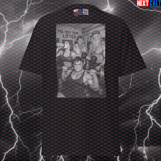 The Boy Who Lifted Funny Gym Shirt | Harry Spotter & Dumbbelldore Fitness Tee T-shirts Bodybuilding Books Films Fitness Gym Harry Potter Powerlifting Pump Cover Workout Next Cult Brand