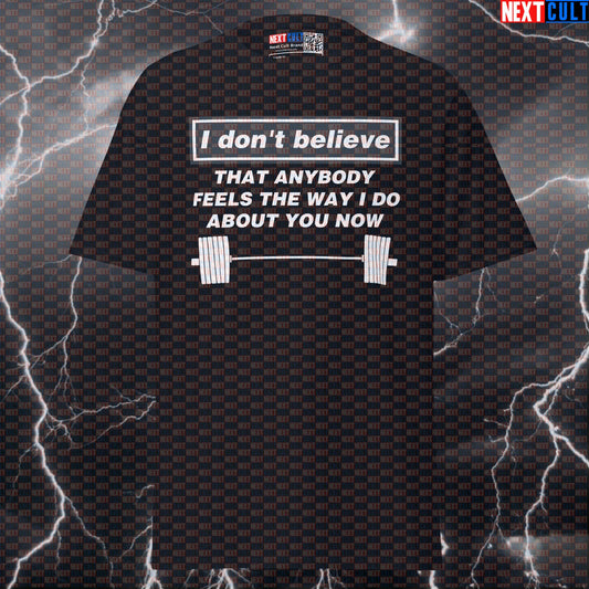 Wonderbar Gym Shirt | Funny Oasis Parody Tee For Lifters Who Love Barbells & Gains T-shirts Bodybuilding Fitness Gym Oasis Powerlifting Pump Cover Rock Music Workout Next Cult Brand