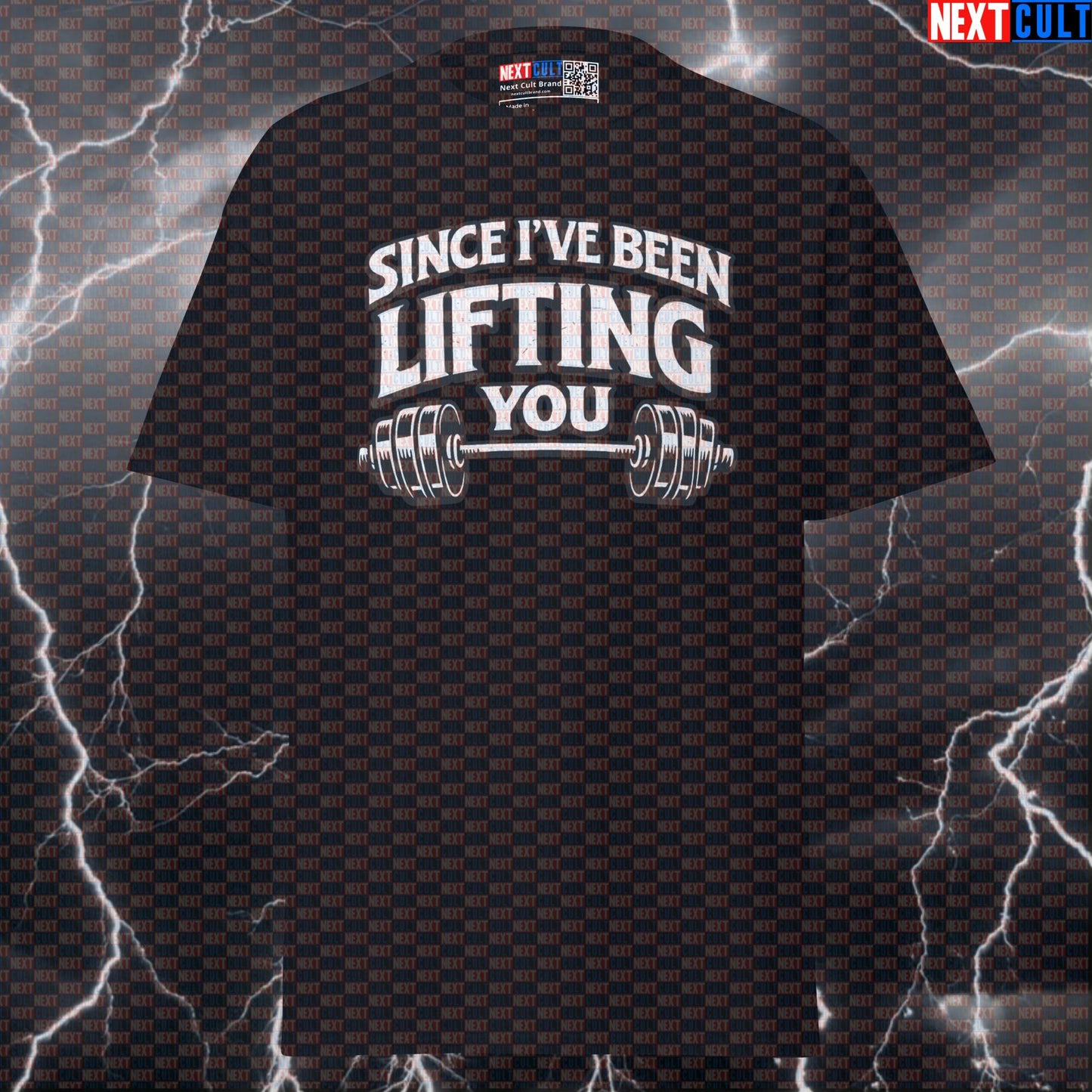 Since I've Been Lifting You Funny Gym T-Shirt | Led Zeppelin Barbell Meme Pump Cover Tee T-shirts Bodybuilding Fitness Gym Led Zeppelin Powerlifting Pump Cover Rock Music Workout Next Cult Brand