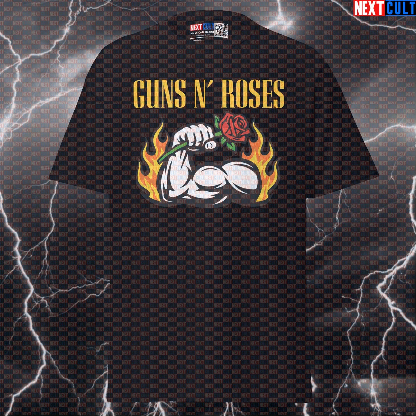 Big Guns N' Biceps Rock Music Funny Gym Shirt | Bodybuilding Pump Cover Tee Next Cult Brand