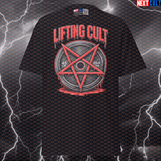 Lifting Cult Funny Gym T-Shirt Meme Graphic Tee Bodybuilding Powerlifting Workout Shirt Pump Cover Gym Tee T-shirts Next Cult Brand