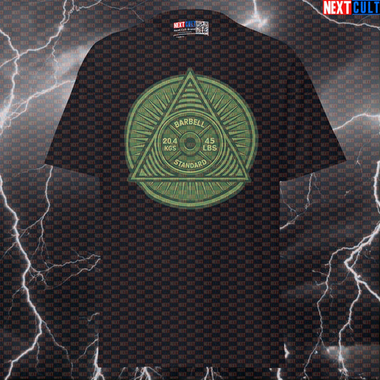 Gym Illuminati Funny Gym T-Shirt Secret Society Meme Graphic Tee New Gym Order Workout Shirt Pump Cover Gym Tee T-shirts Next Cult Brand
