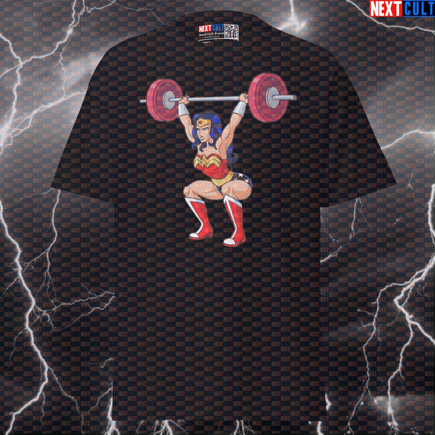 Wonder Snatch Wonder Woman Olympic Weightlifting Funny Gym T-Shirt Superlift Snatches Workout Tee Bodybuilding Fitness Meme T-shirts Next Cult Brand