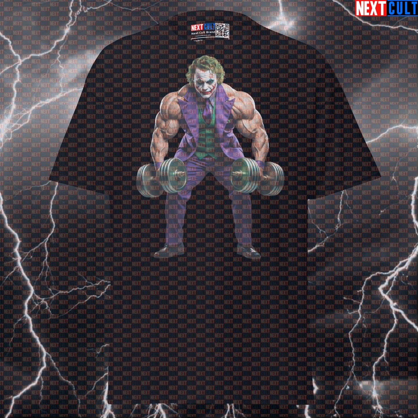Joker Bodybuilder Funny Gym T-Shirt Workout Tee Graphic Gym Shirt Fitness Meme Pump Cover Lifting Humor T-shirts Next Cult Brand