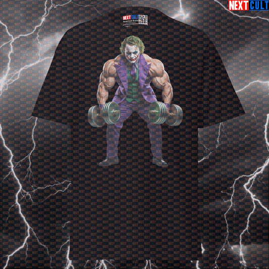 Joker Bodybuilder Funny Gym T-Shirt Workout Tee Graphic Gym Shirt Fitness Meme Pump Cover Lifting Humor T-shirts Next Cult Brand