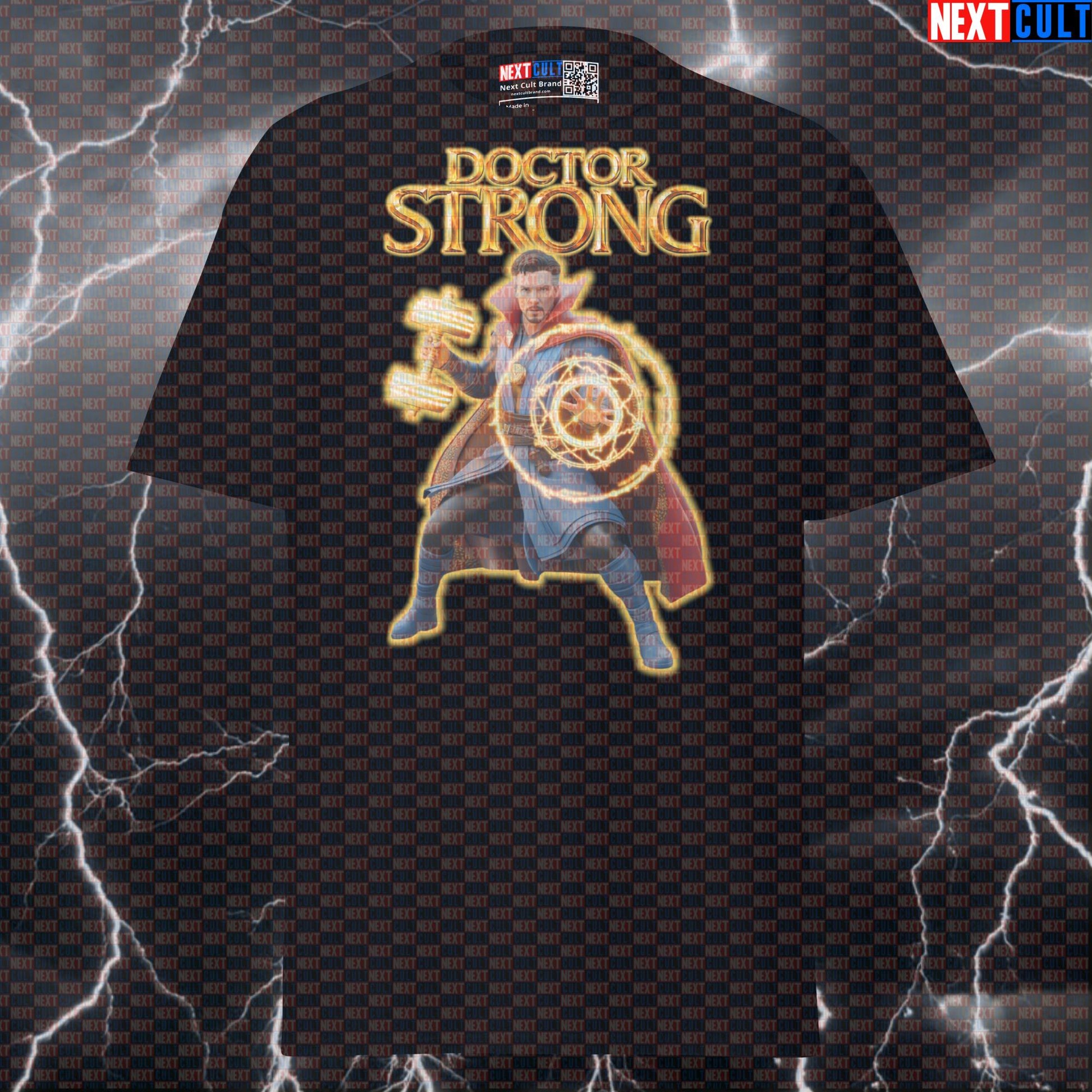 Doctor Strong Funny Gym T-Shirt Doctor Strange Workout Tee Graphic Gym Shirt Fitness Pump Cover Magic Gains Apparel T-shirts Next Cult Brand