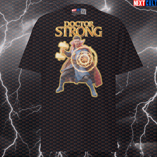 Doctor Strong Funny Gym T-Shirt Doctor Strange Workout Tee Graphic Gym Shirt Fitness Pump Cover Magic Gains Apparel T-shirts Next Cult Brand