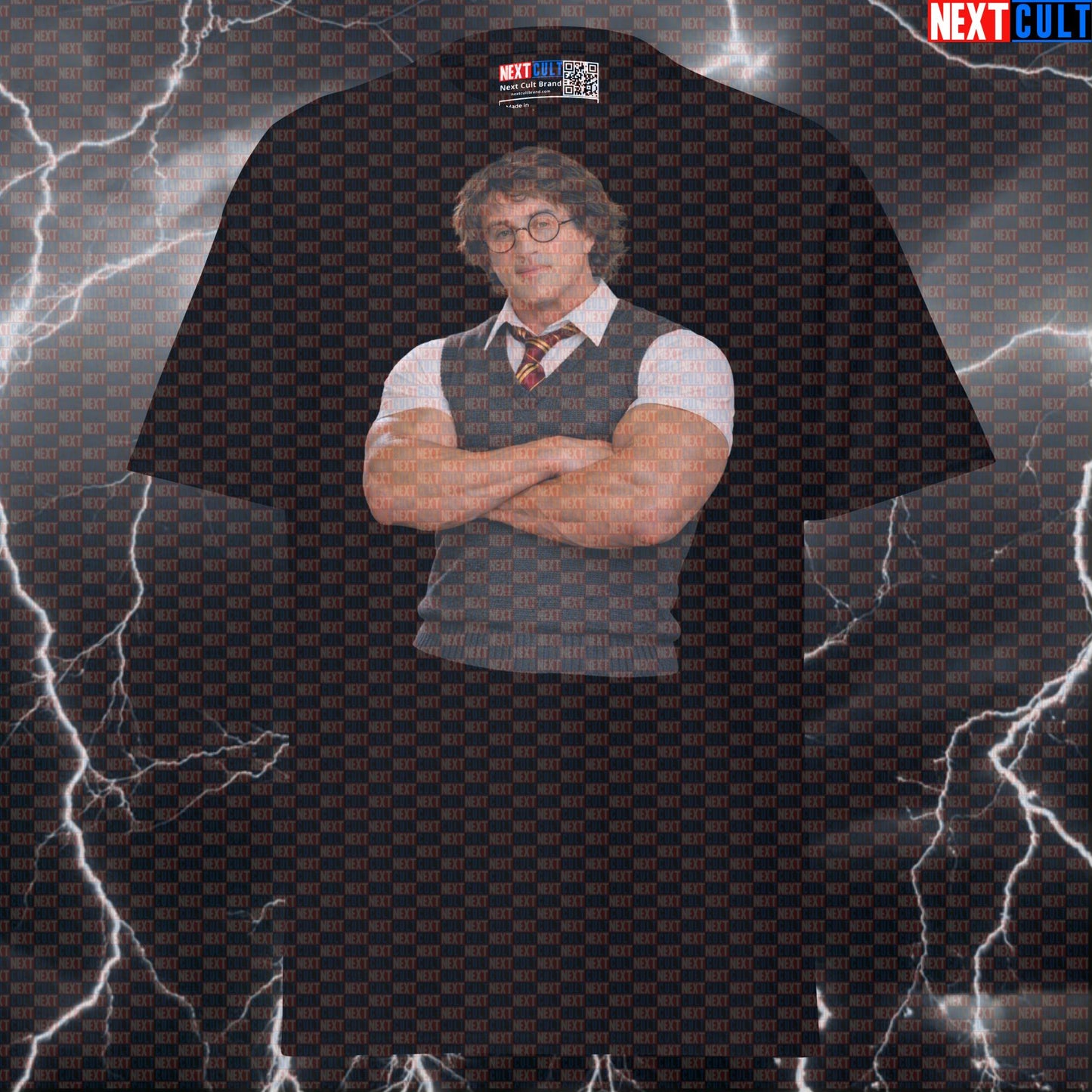 The Boy Who Lifted Funny Gym T-Shirt Rocky Potter Harry Potter Sylvester Stallone Workout Tee Graphic Gym Shirt T-shirts Next Cult Brand