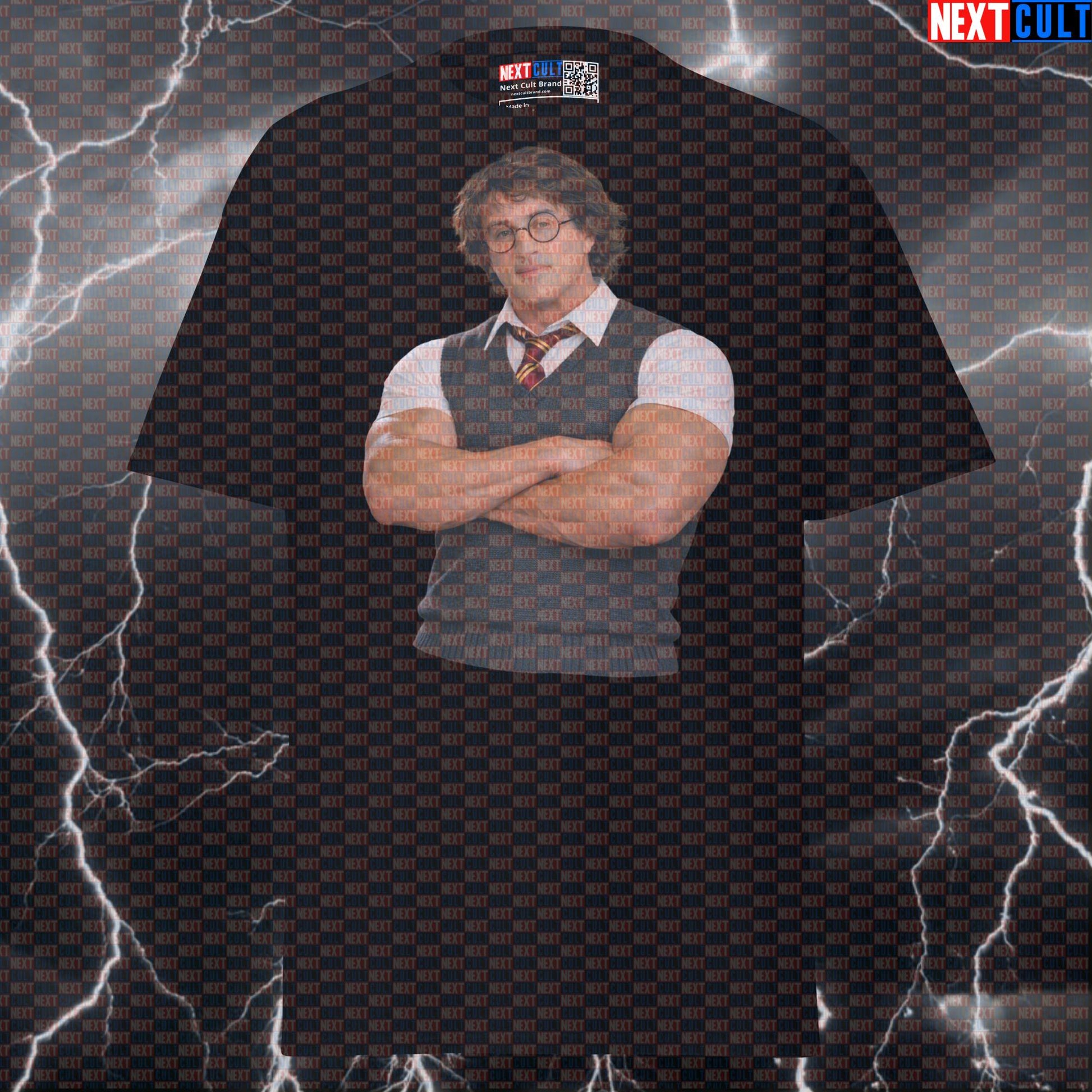 The Boy Who Lifted Funny Gym T-Shirt Rocky Potter Harry Potter Sylvester Stallone Workout Tee Graphic Gym Shirt T-shirts Next Cult Brand