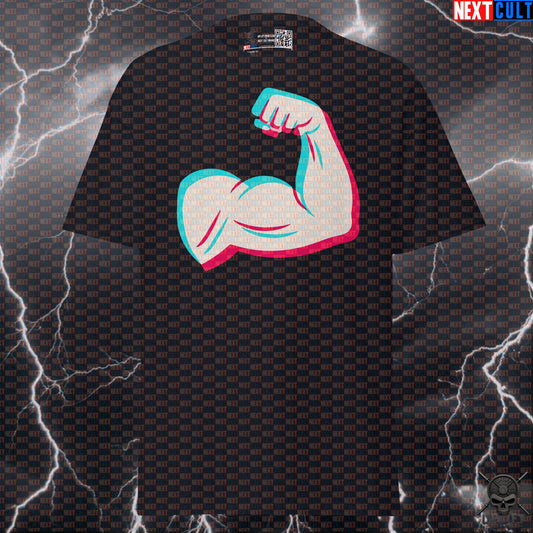 GymTok T-Shirt – TikTok Parody Bicep Graphic Tee for Gymbros and Fitness Creators T-shirts Next Cult Brand