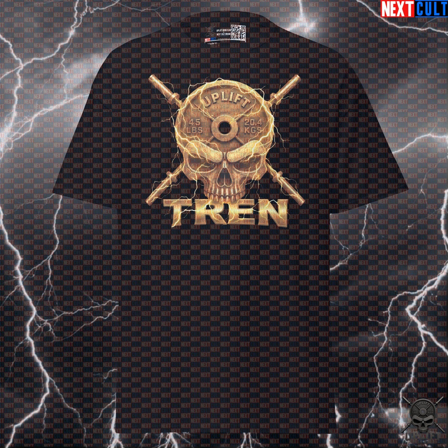 Tren Skull Gym T-Shirt for Enhanced Bodybuilding Fans, Hardcore Lifting Pump Cover T-shirts Next Cult Brand