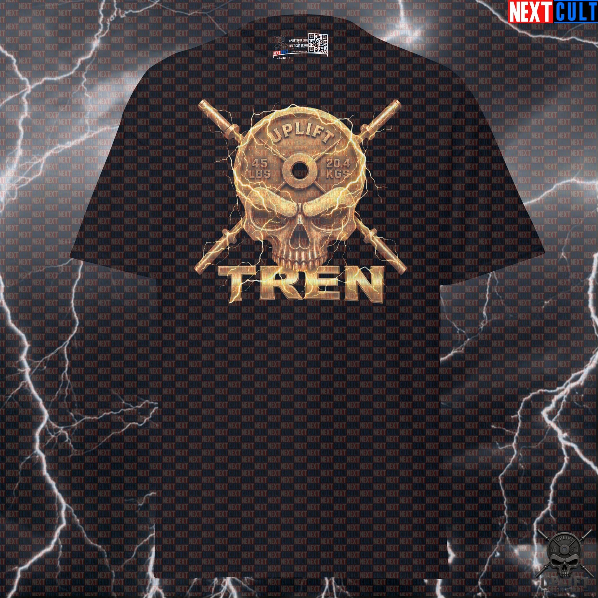 Tren Skull Gym T-Shirt for Enhanced Bodybuilding Fans, Hardcore Lifting Pump Cover T-shirts Next Cult Brand