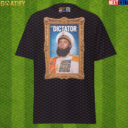 Kylian Mbappe T-Shirt – The Dictator Baroque Football Tee for France and Real Madrid Fans Black T-shirts Next Cult Brand
