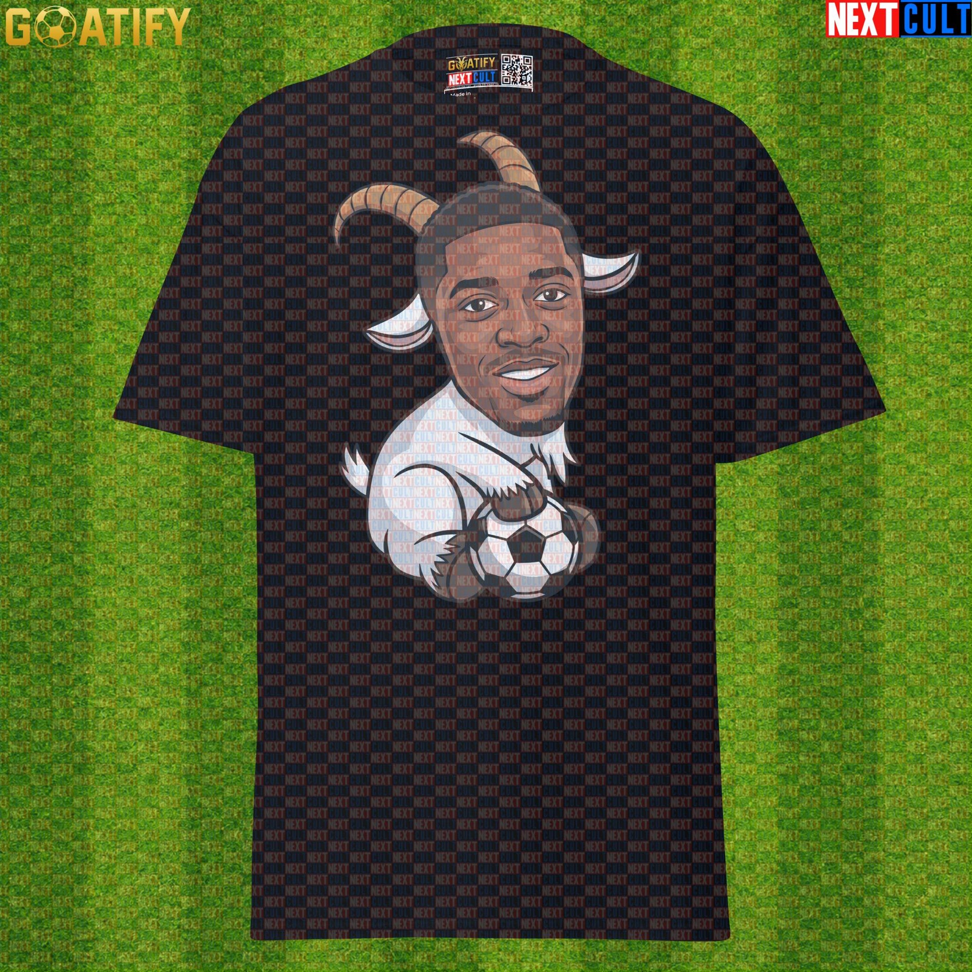 Ousmane Dembélé T-Shirt – Comeback GOAT Graphic Tee for France and PSG Football Fans |  | ["Barcelona", "Borussia Dortmund", "Football", "France", "Ousmane Dembele", "PSG", "Soccer"]