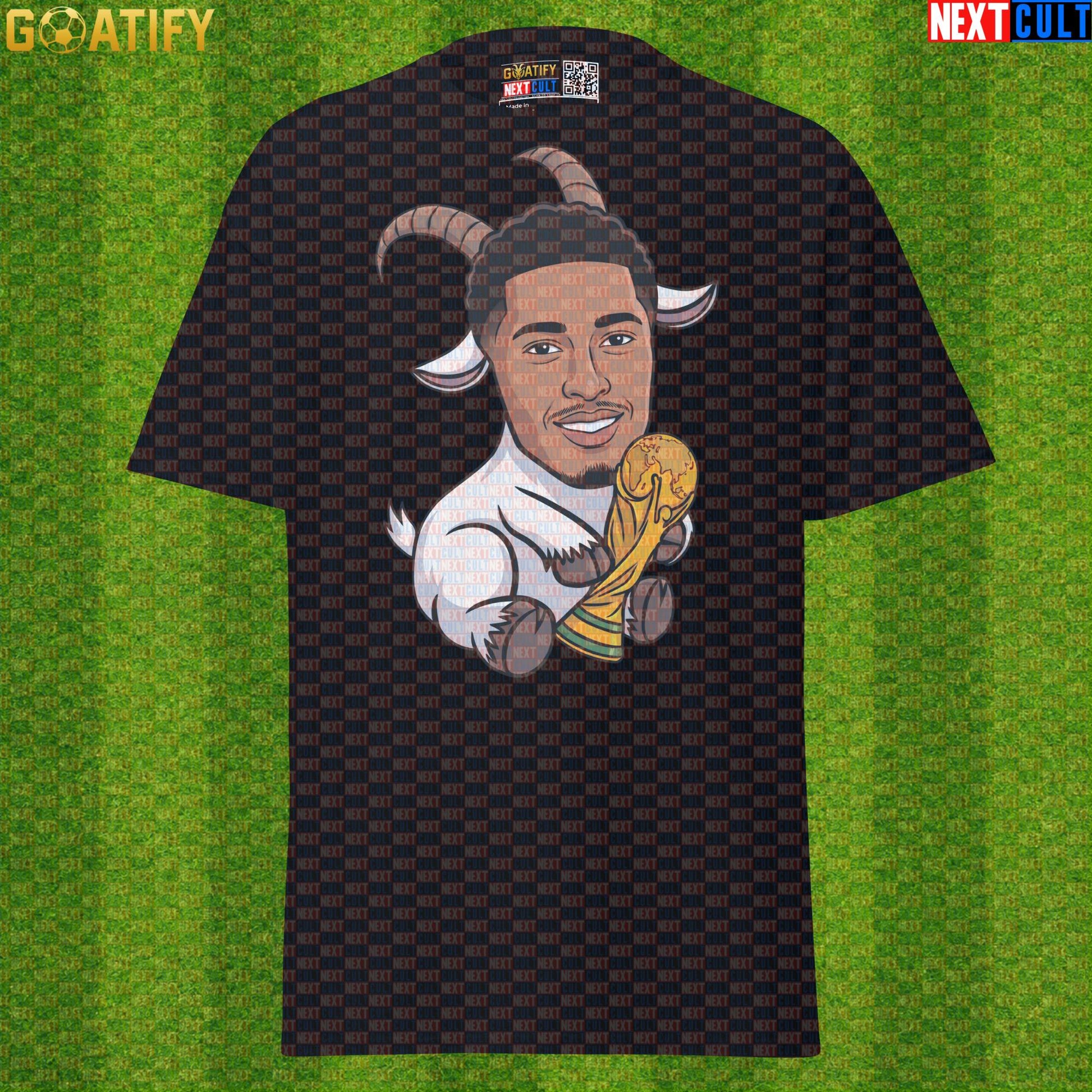 Jude Bellingham T-Shirt – Hey Jude World Cup GOAT Tee for England and Real Madrid Fans |  | ["England", "Football", "Jude Bellingham", "Real Madrid", "Soccer"]