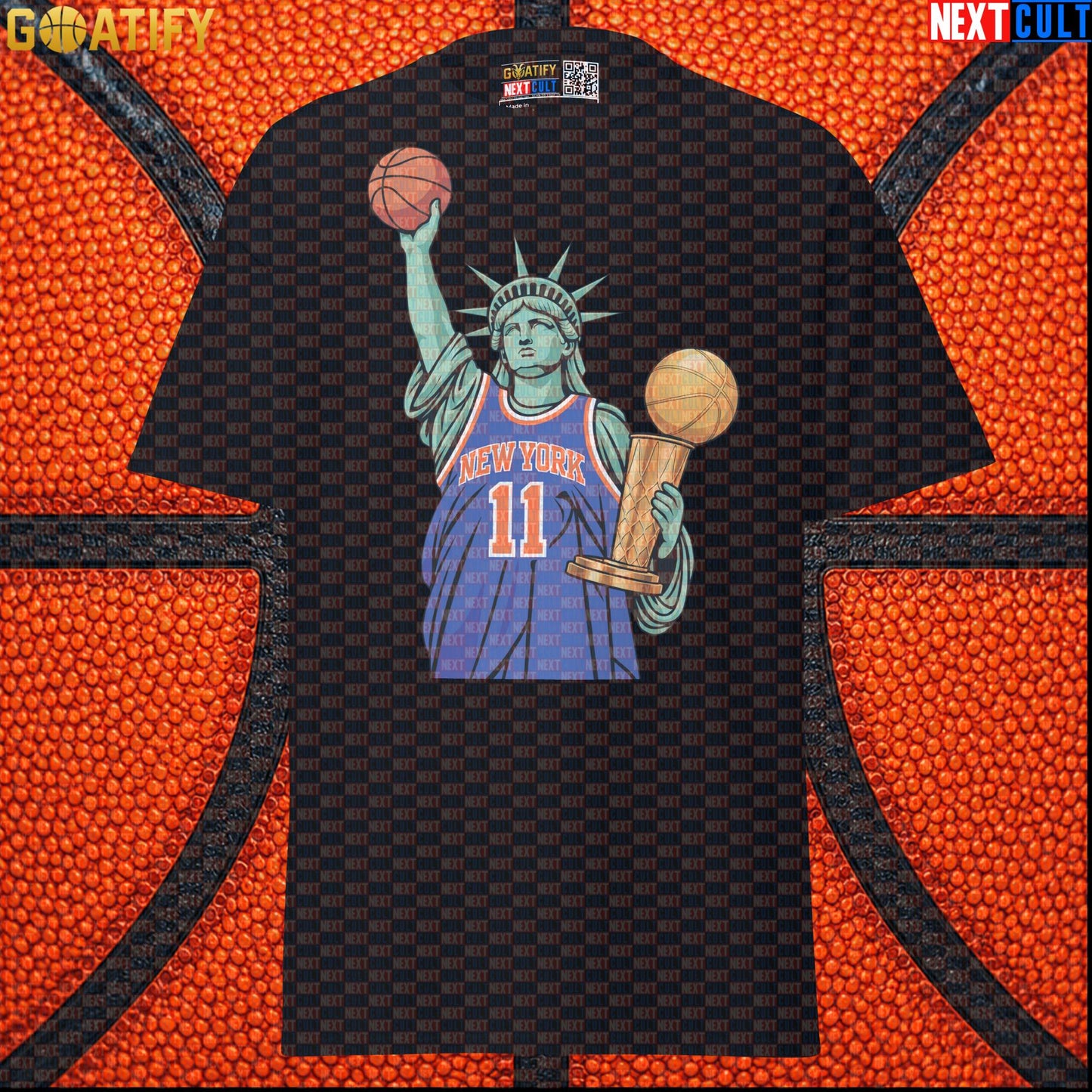 New York Knicks T-Shirt – 2026 NBA Champions Liberty Graphic Tee for Basketball Fans Black Next Cult Brand