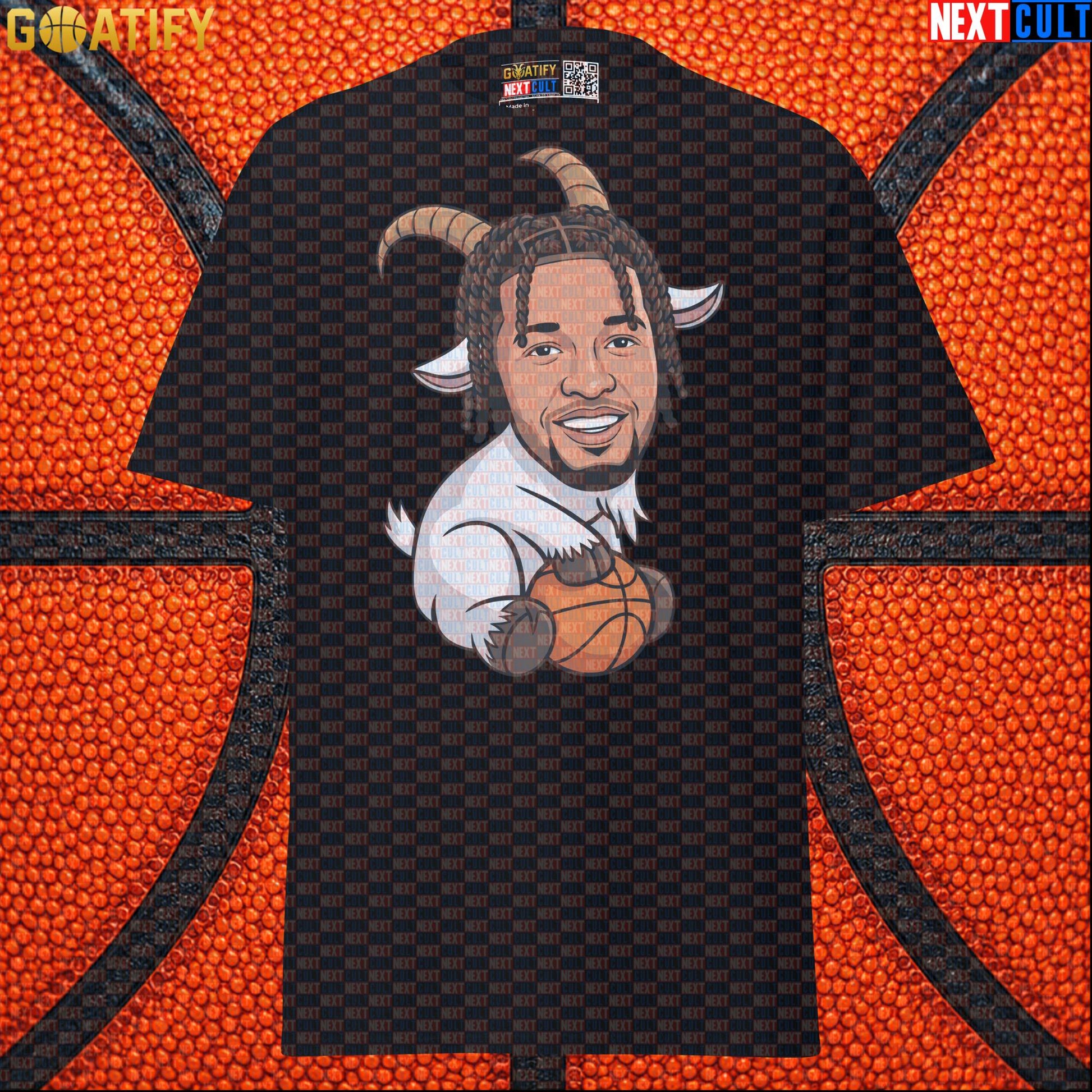 Jalen Brunson T-Shirt – NBA Champion GOAT Graphic Tee Gift for New York Knicks Fans Black Next Cult Brand