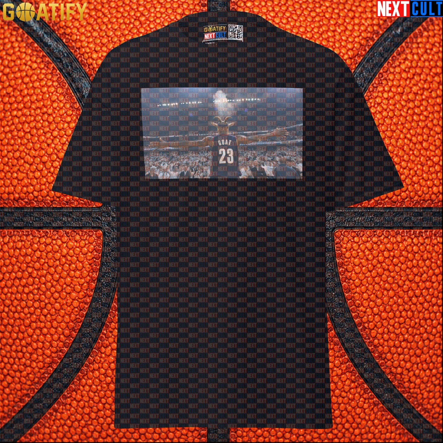 LeBron James T-Shirt – Iconic Chalk Toss GOAT Graphic Tee for Cleveland Basketball Fans |  | ["Basketball", "Cleveland Cavaliers", "LeBron James", "NBA"]