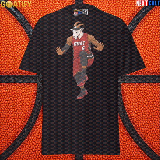 LeBron James T-Shirt – Miami Heat Silencer GOAT Graphic Tee Gift for NBA Basketball Fans |  | ["Basketball", "LeBron James", "Miami Heat", "NBA"]