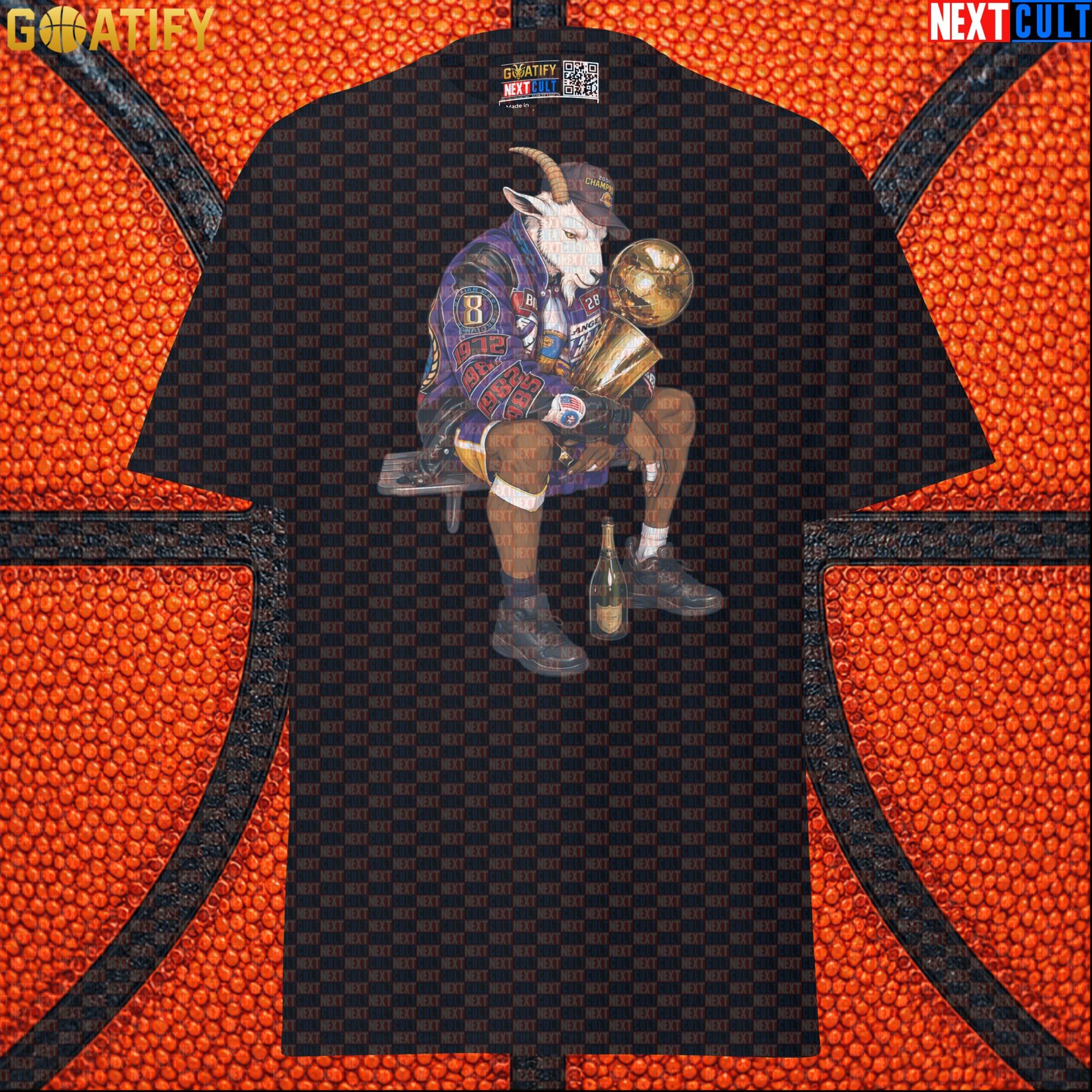 Kobe Bryant T-Shirt – Kobe GOAT Trophy Graphic Tee for Lakers Fans and NBA Collectors |  | ["Basketball", "Kobe Bryant", "Los Angeles Lakers", "NBA"]