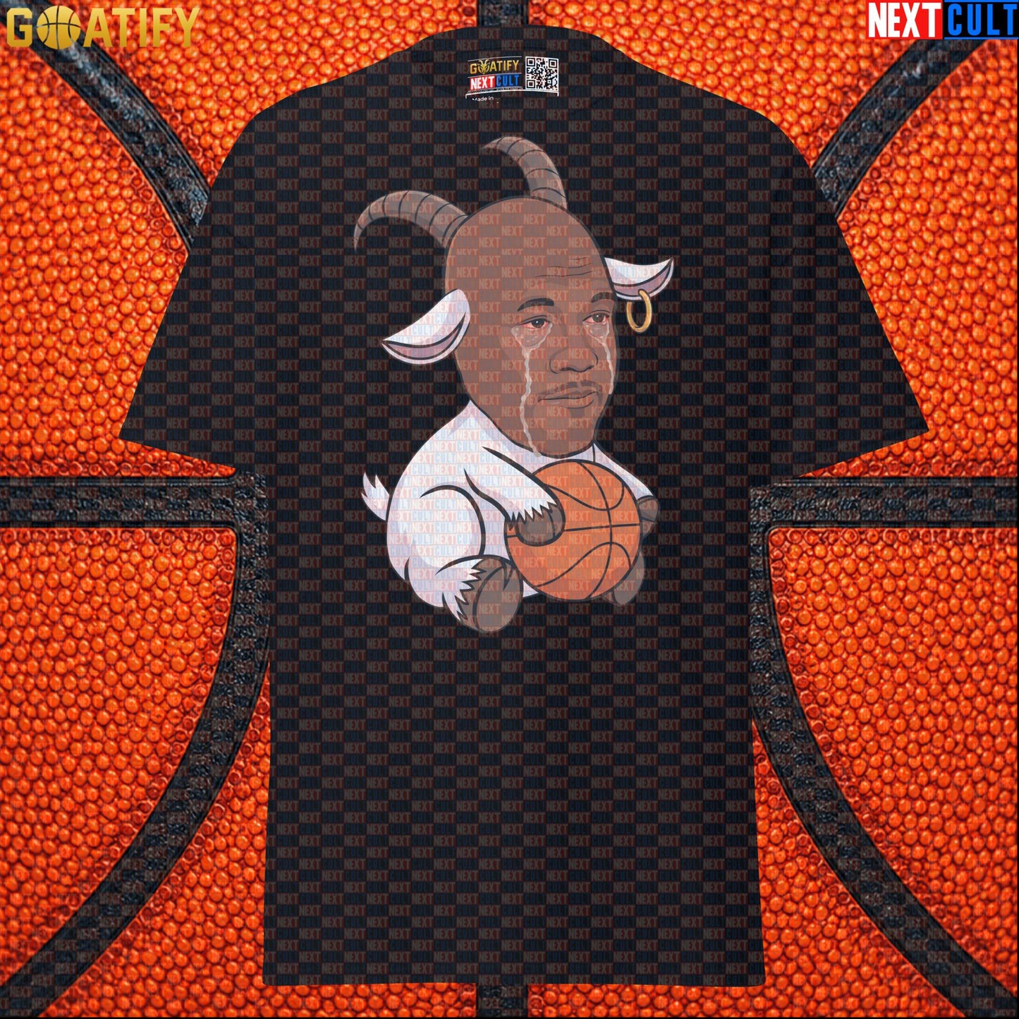 Michael Jordan T-Shirt - Crying Jordan GOAT Meme Graphic Tee Gift for Chicago Bulls NBA Fans |  | ["Basketball", "Chicago Bulls", "Michael Jordan", "NBA"]