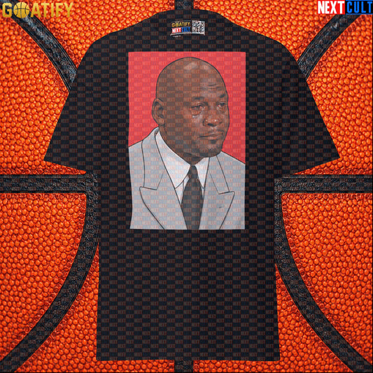Michael Jordan T-Shirt Crying Jordan Meme Graphic Tee Gift for Chicago Bulls NBA Fans |  | ["Basketball", "Chicago Bulls", "Michael Jordan", "NBA"]