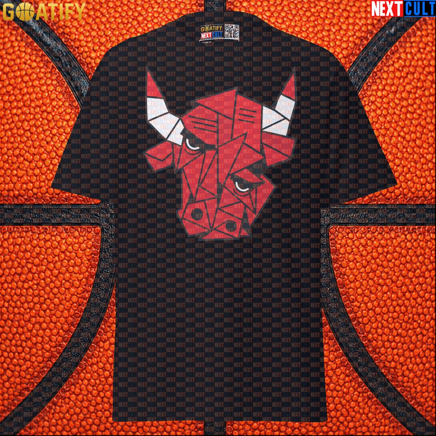 Chicago Bulls Meme T-Shirt – Picasso Bulls Cubism Art Graphic Tee for NBA Sports Fans |  | ["Basketball", "Chicago Bulls", "NBA"]