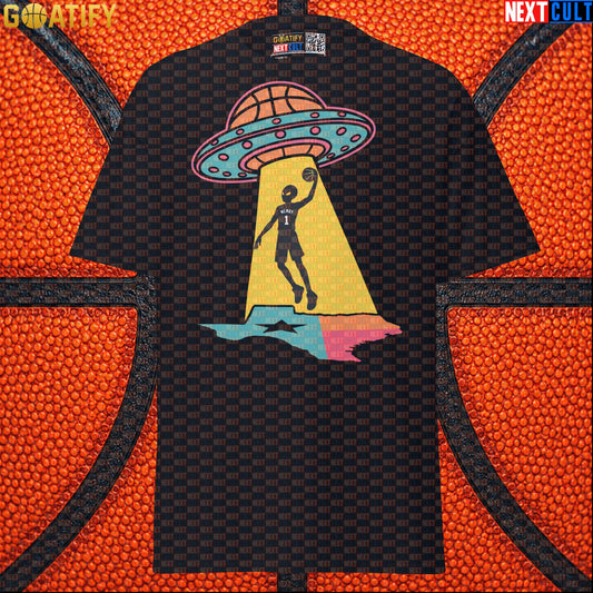 Basketball T-Shirt Alien Wemby UFO Abduction Graphic for Spurs Fans and Game Day Gifts |  | ["Basketball", "France", "NBA", "San Antonio Spurs", "Victor Wembanyama", "Wemby"]