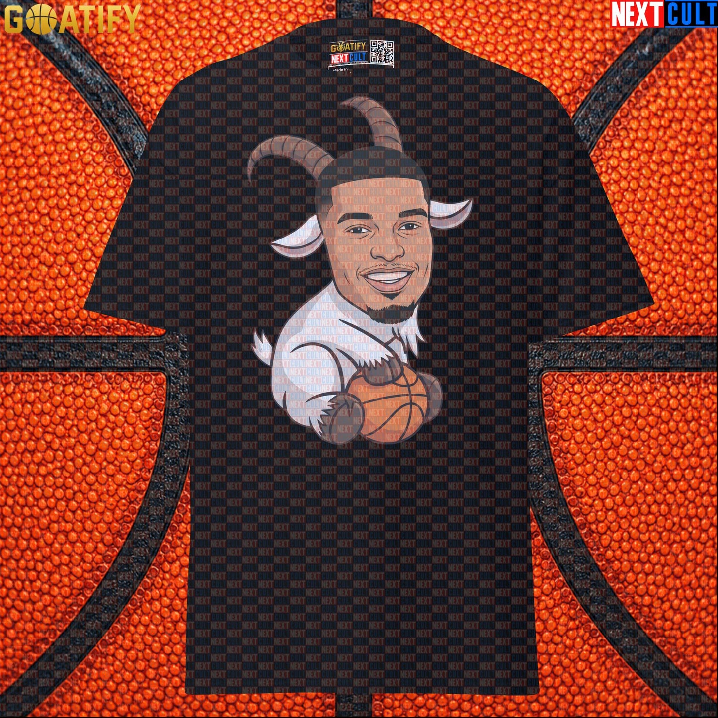 Basketball T-Shirt Victor Wembanyama GOAT Cartoon for Spurs Fans, NBA Game Day Sports Tee |  | ["Basketball", "France", "NBA", "San Antonio Spurs", "Victor Wembanyama", "Wemby"]