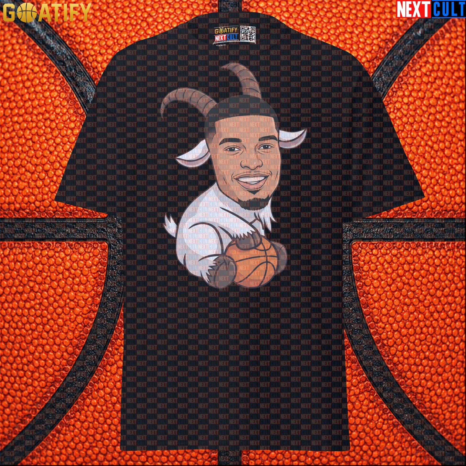 Basketball T-Shirt Victor Wembanyama GOAT Cartoon for Spurs Fans, NBA Game Day Sports Tee |  | ["Basketball", "France", "NBA", "San Antonio Spurs", "Victor Wembanyama", "Wemby"]