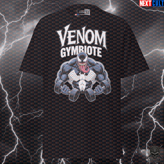 Venom Gymbiote Funny Gym Shirt - Superhero Comic Book Workout Tee for Lifters & Gym Bros - Pump Cover Fitness T-Shirt T-shirts Next Cult Brand