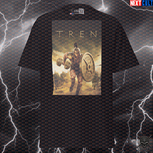 T-Shirt Tren Troy Parody Gym Shirt for Lifters Achilles Greek Mythology Meme Pump Cover | T-shirts | ["Ancient Greece", "Bodybuilding", "Brad Pitt", "Films", "Fitness", "Gym", "NCB", "Not Natty", "Pump Cover", "Steroids", "Troy", "Workout"]