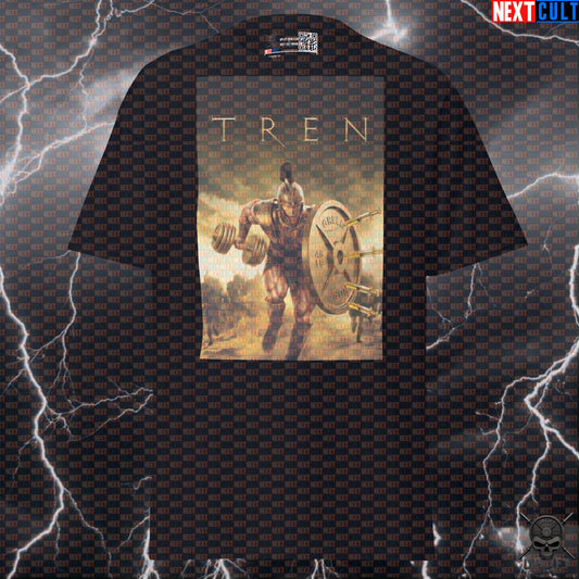 T-Shirt Tren Troy Parody Gym Shirt for Lifters Achilles Greek Mythology Pump Cover | T-shirts | ["Ancient Greece", "Bodybuilding", "Brad Pitt", "Films", "Fitness", "Gym", "NCB", "Not Natty", "Pump Cover", "Steroids", "Troy", "Workout"]