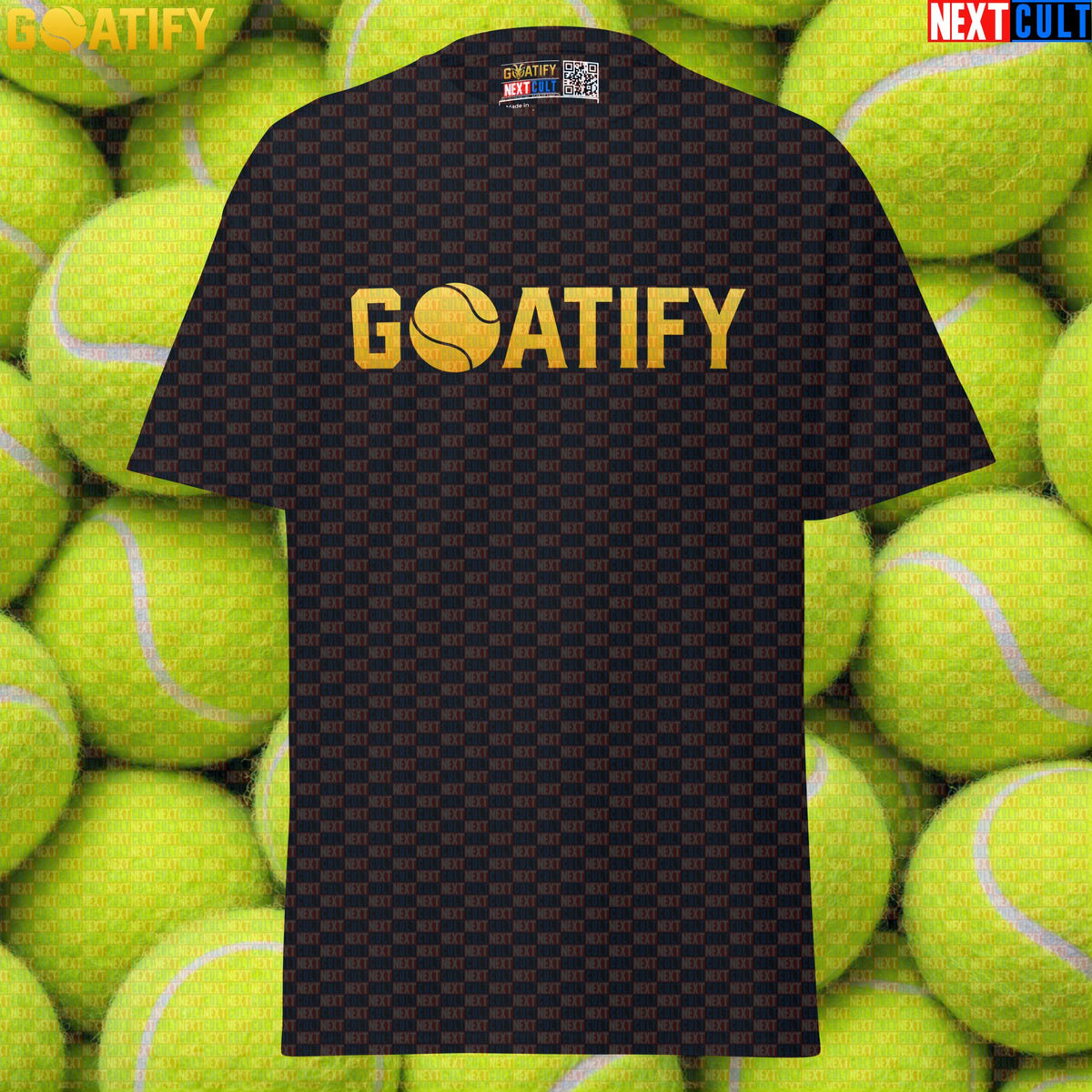 Tennis GOAT T-Shirt Golden Ball Graphic for Tennis & Padel Fans, Players & Gifts | GOATIFY | T-shirts | ["NCB", "Padel", "Tennis"]