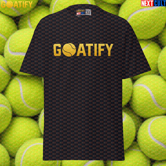 Tennis GOAT T-Shirt Golden Ball Graphic for Tennis & Padel Fans, Players & Gifts | GOATIFY | T-shirts | ["NCB", "Padel", "Tennis"]