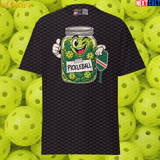 Pickleball T-Shirt Funny Pickle Jar Retro Graphic Tee for Players, Teams & Gifts | T-shirts | ["NCB", "Pickleball"]