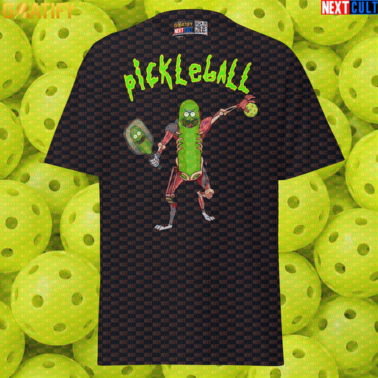 Pickleball T-Shirt Pickleball Rick Cartoon Sports Meme for Players & Funny Pickleball Gifts | T-shirts | ["NCB", "Pickleball"]