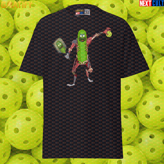 Pickleball T-Shirt Pickle Rick Mutant Court Warrior for Players, Fans & Funny Sports Gifts | T-shirts | ["NCB", "Pickleball"]