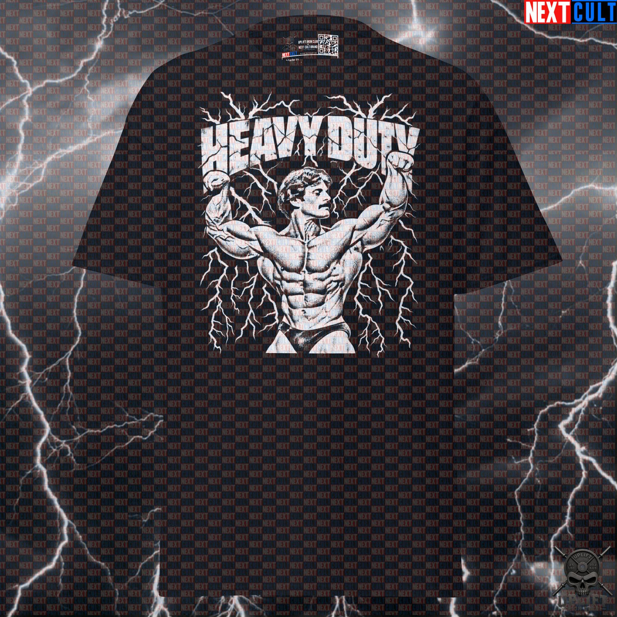 T-Shirt Mike Mentzer Heavy Duty Flexing Bodybuilding Gym Shirt for Old School Lifters | T-shirts | ["Bodybuilding", "Fitness", "Gym", "Mike Mentzer", "NCB", "Pump Cover", "Workout"]