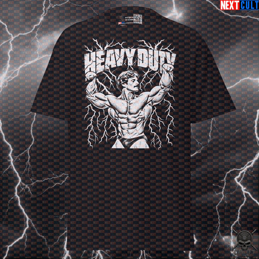 T-Shirt Mike Mentzer Heavy Duty Flexing Bodybuilding Gym Shirt for Old School Lifters T-shirts Next Cult Brand