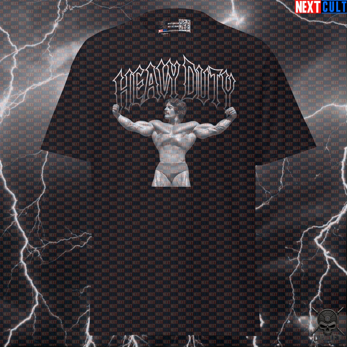 Mike Mentzer Heavy Duty T-Shirt Old School Bodybuilding Gym Shirt for Lifters | T-shirts | ["Bodybuilding", "Fitness", "Gym", "Mike Mentzer", "NCB", "Pump Cover", "Workout"]