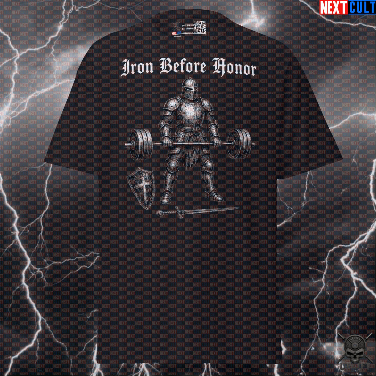 Gym T-Shirt Iron Before Honor Medieval Knight Lifting Shirt for Heavy Lifters T-shirts Next Cult Brand