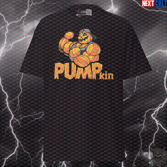 Funny Gym Meme T-Shirt: Ultimate Pumpkin Pump Cover Halloween Workout Tee T-shirts Next Cult Brand