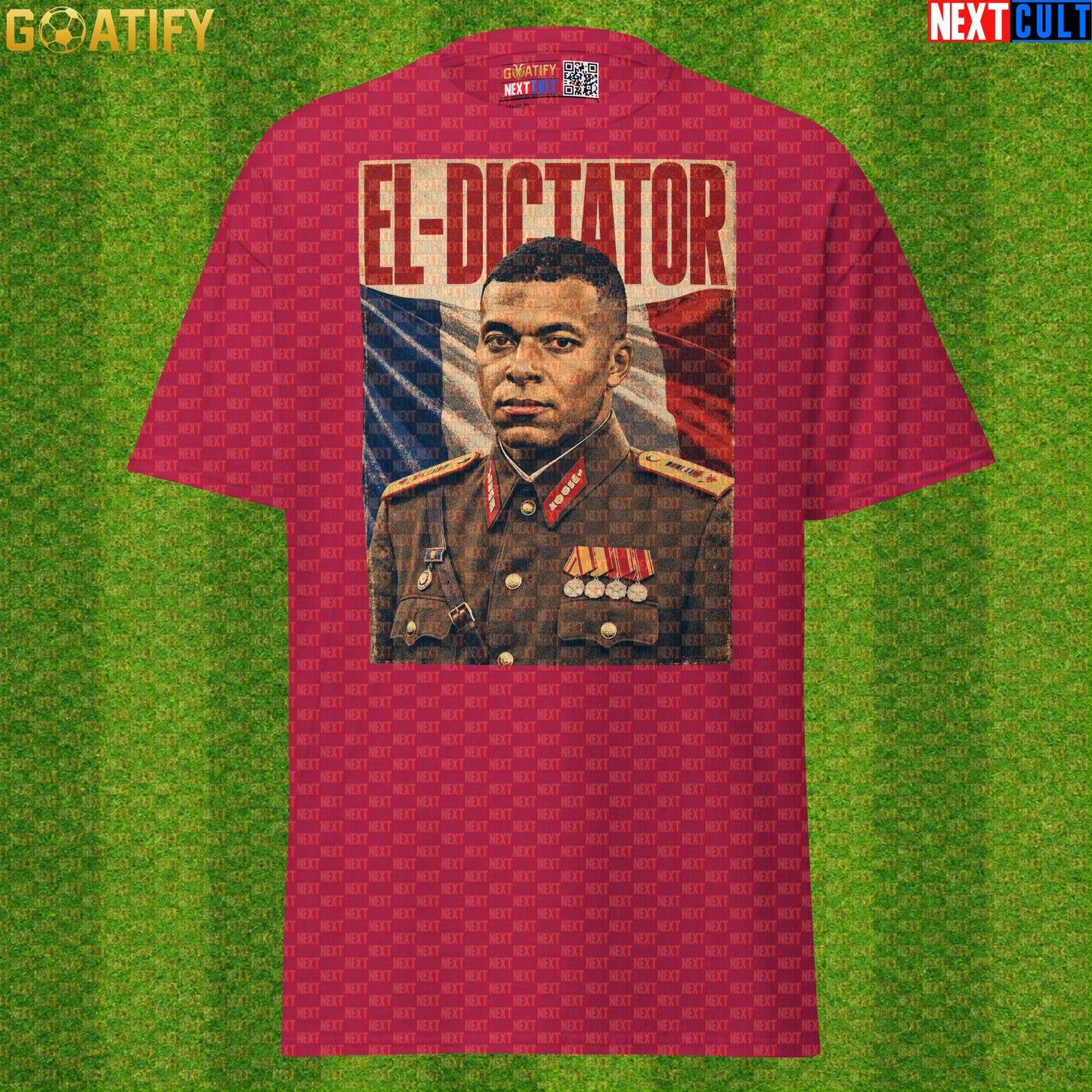 Kylian Mbappe T-Shirt – El Dictator Vintage Football Poster Graphic Tee for France Fans |  | ["Football", "France", "Kylian Mbappe", "PSG", "Real Madrid", "Soccer"]