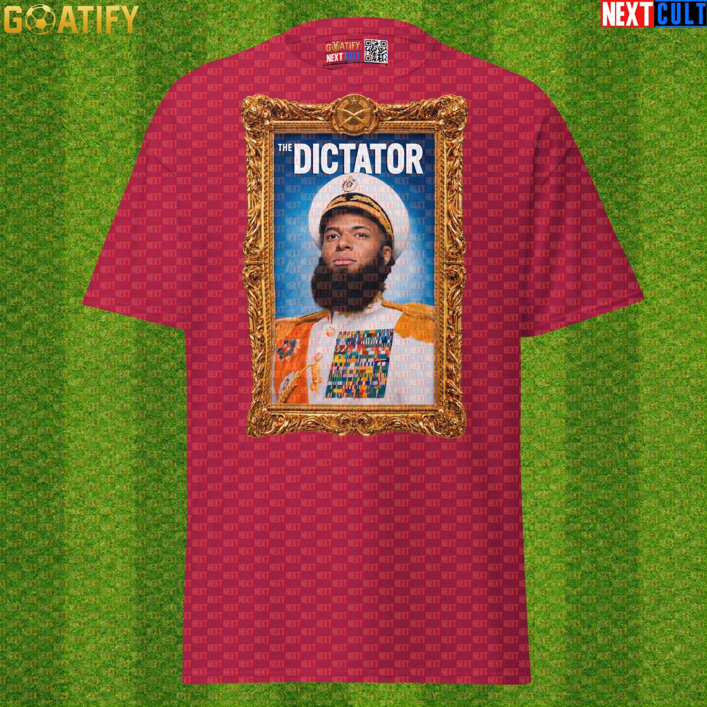 Kylian Mbappe T-Shirt – The Dictator Baroque Football Tee for France and Real Madrid Fans Cardinal Next Cult Brand